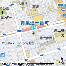 トフルゼミナール　仙台校周辺の地図