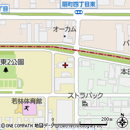 仙台市役所　健康福祉局・衛生研究所周辺の地図