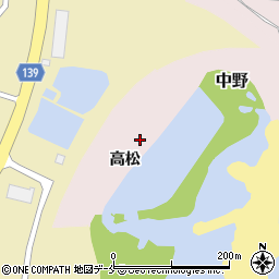 宮城県仙台市宮城野区中野高松周辺の地図