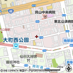 ＮＰＣ２４Ｈ仙台大町第４パーキング周辺の地図