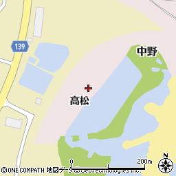 宮城県仙台市宮城野区中野（高松）周辺の地図