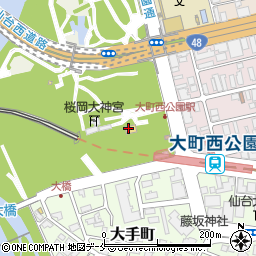 桜岡大神宮周辺の地図
