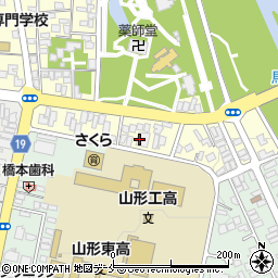 山形県自転車軽自動車商協同組合周辺の地図