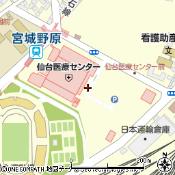 七十七銀行国立病院機構仙台医療センター ＡＴＭ周辺の地図