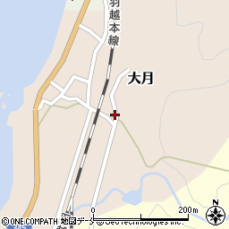 新潟県村上市大月1470周辺の地図