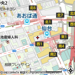 炉端料理 かこいや 仙台駅前店周辺の地図
