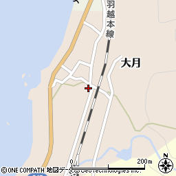 新潟県村上市大月1312-1周辺の地図