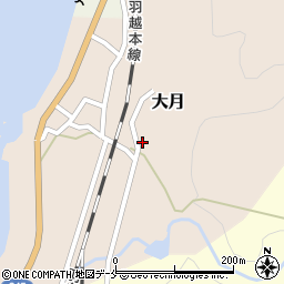 新潟県村上市大月1467周辺の地図