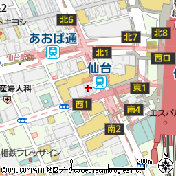 DUCCA 仙台駅前店周辺の地図