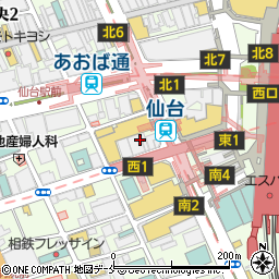 株式会社ＪＴＢ　トラベルゲート仙台周辺の地図