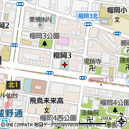 ホテルグランバッハ仙台周辺の地図