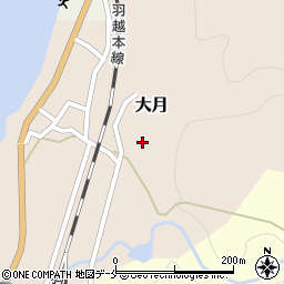 新潟県村上市大月1449周辺の地図