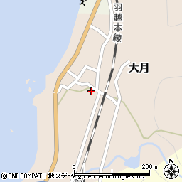 新潟県村上市大月1312周辺の地図