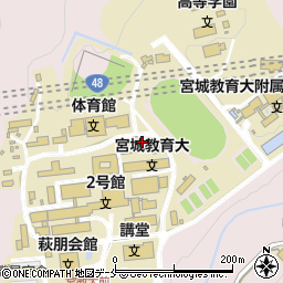 宮城教育大学周辺の地図