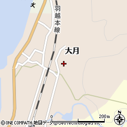 新潟県村上市大月1458周辺の地図
