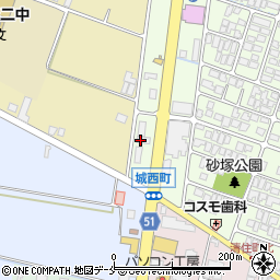 株式会社オーカム山形支店周辺の地図