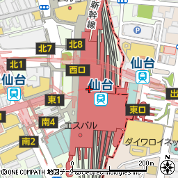トモズエスパル　仙台店周辺の地図
