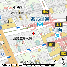 秋田銀行仙台支店 ＡＴＭ周辺の地図