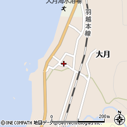 新潟県村上市大月1484周辺の地図