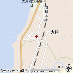 新潟県村上市大月1480周辺の地図