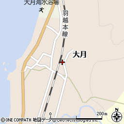 新潟県村上市大月1502周辺の地図