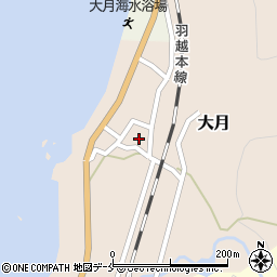 新潟県村上市大月1499周辺の地図