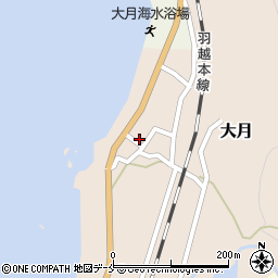 新潟県村上市大月1495周辺の地図