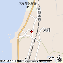 新潟県村上市大月1508周辺の地図