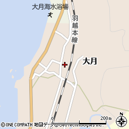 新潟県村上市大月1501周辺の地図