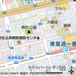 山形放送株式会社　仙台支社周辺の地図