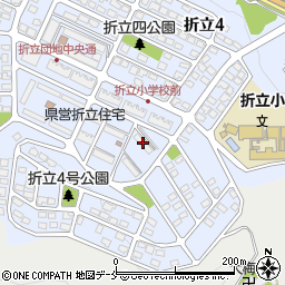 県営折立住宅周辺の地図