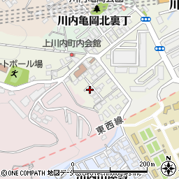 宮城県仙台市青葉区川内亀岡町65-8周辺の地図