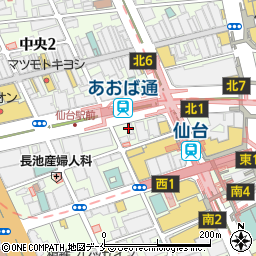 ビッグエコー BIG ECHO 仙台青葉通り店 カラオケ周辺の地図