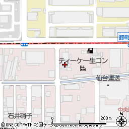 アスコ東北支店仙台営業所周辺の地図