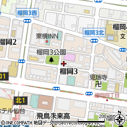 全国信用協同組合　連合会仙台支店周辺の地図
