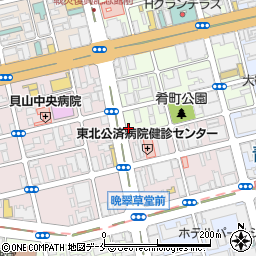 リパーク仙台晩翠通駐車場周辺の地図