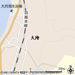 新潟県村上市大月1536周辺の地図