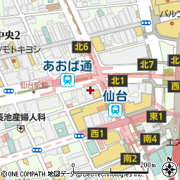 ホメオスタイル仙台周辺の地図