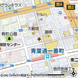 カルティエブティック仙台藤崎周辺の地図