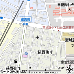 萩野町ビル周辺の地図