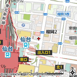 東京ノーストクリニック　仙台院周辺の地図