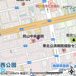 仙台ひと・まち交流財団（公益財団法人）周辺の地図