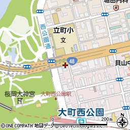 SUM広瀬通駐車場周辺の地図