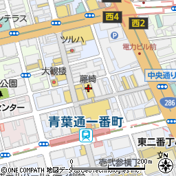 ブルガリ仙台藤崎店周辺の地図