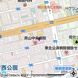 仙台市戦災復興記念館　記念ホール周辺の地図