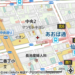 東京ファブリック工業株式会社仙台営業所周辺の地図