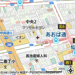 株式会社エデュケイションジェイムズ英会話仙台校周辺の地図