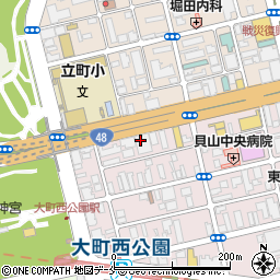 東日本興業株式会社　大町電力ビル警備室周辺の地図