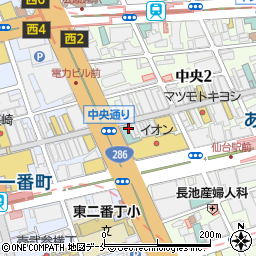 玉澤総本店　中央通店周辺の地図