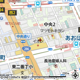 福島民友新聞社仙台支社周辺の地図